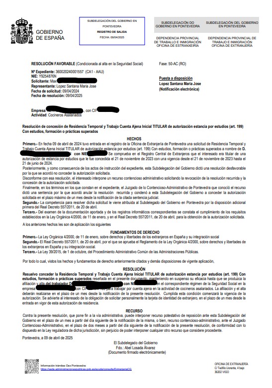 Concesión residencia 3 (datos protegidos)